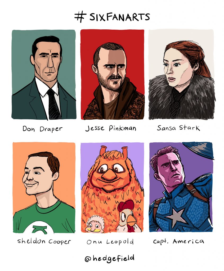 Six fanarts